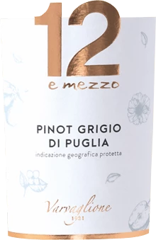 12 E Mezzo Pinot Grigio Puglia IGP - Varvaglione