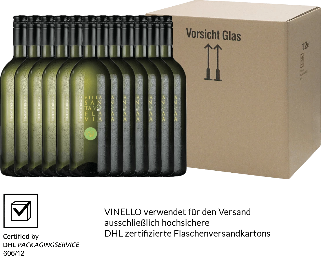 12er Paket Pinot Grigio 1,0 L - Villa Santa Flavia 6 12er Paket Pinot Grigio 1,0 L - Villa Santa Flavia - Image 4