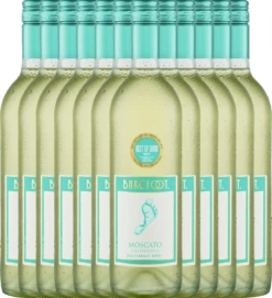 12er Vorteils-Weinpaket - Moscato - Barefoot -Ferrari || Nautilus || Bree Sales 12er barefoot moscato