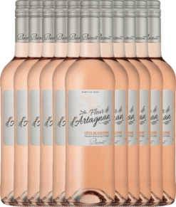 12er Vorteils-Weinpaket - Fleur De D'Artagnan Rosé 2022 - Plaimont -Ferrari || Nautilus || Bree Sales 12er fleur de dartagnan rose