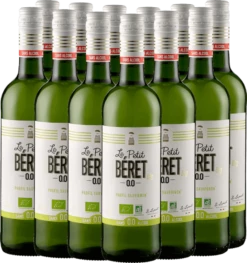 12er Vorteils-Weinpaket - Le Petit Béret Blanc Elegance Alkoholfrei - Le Petit Béret -Ferrari || Nautilus || Bree Sales 12er le petit beret blanc