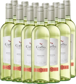 12er Vorteils-Weinpaket Moscato - Gallo Family -Ferrari || Nautilus || Bree Sales 12er moscato gallo family