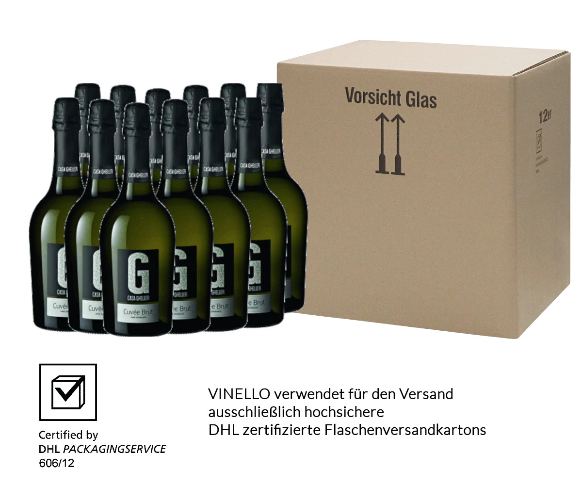 12x Vorteils-Weinpaket Cuvée Brut Spumante - Casa Gheller 4 12x Vorteils-Weinpaket Cuvée Brut Spumante - Casa Gheller - Image 2
