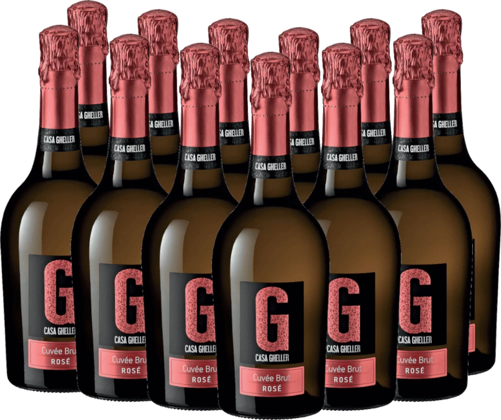 12x Vorteils-Weinpaket Cuvée Brut Rosé Spumante - Casa Gheller 3 12x Vorteils-Weinpaket Cuvée Brut Rosé Spumante - Casa Gheller