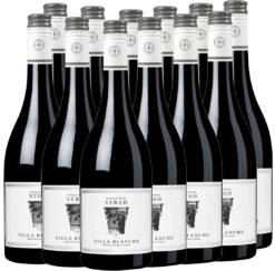 12x Vorteils-Weinpaket Villa Blanche Syrah IGP - Calmel & Joseph -Ferrari || Nautilus || Bree Sales 12xSyrah