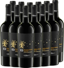 12x Vorteils-Weinpaket SUD Primitivo Merlot Tarantino IGP - Cantine San Marzano -Ferrari || Nautilus || Bree Sales 12xkDPSMhd9L6NWN