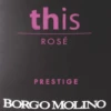 Cuvée This Rosé Spumante Extra Dry - Borgo Molino -Ferrari || Nautilus || Bree Sales 292411 label