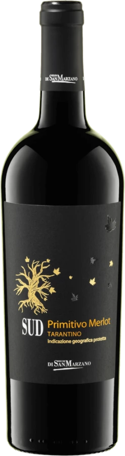 12x Vorteils-Weinpaket SUD Primitivo Merlot Tarantino IGP - Cantine San Marzano