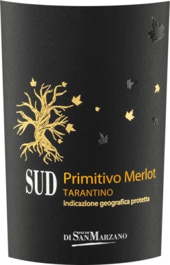 SUD Primitivo Merlot Tarantino IGP - Cantine San Marzano