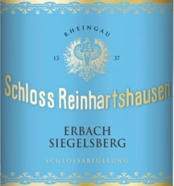 Erbacher Siegelsberg Riesling Trocken - Schloss Reinhartshausen -Ferrari || Nautilus || Bree Sales 541209 label