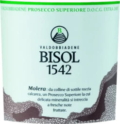Molera Extra Dry Valdobbiadene Prosecco Superiore DOCG - Bisol 1542