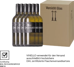 6er Vorteilspaket - Grauburgunder Liter Trocken - Weingut Manz