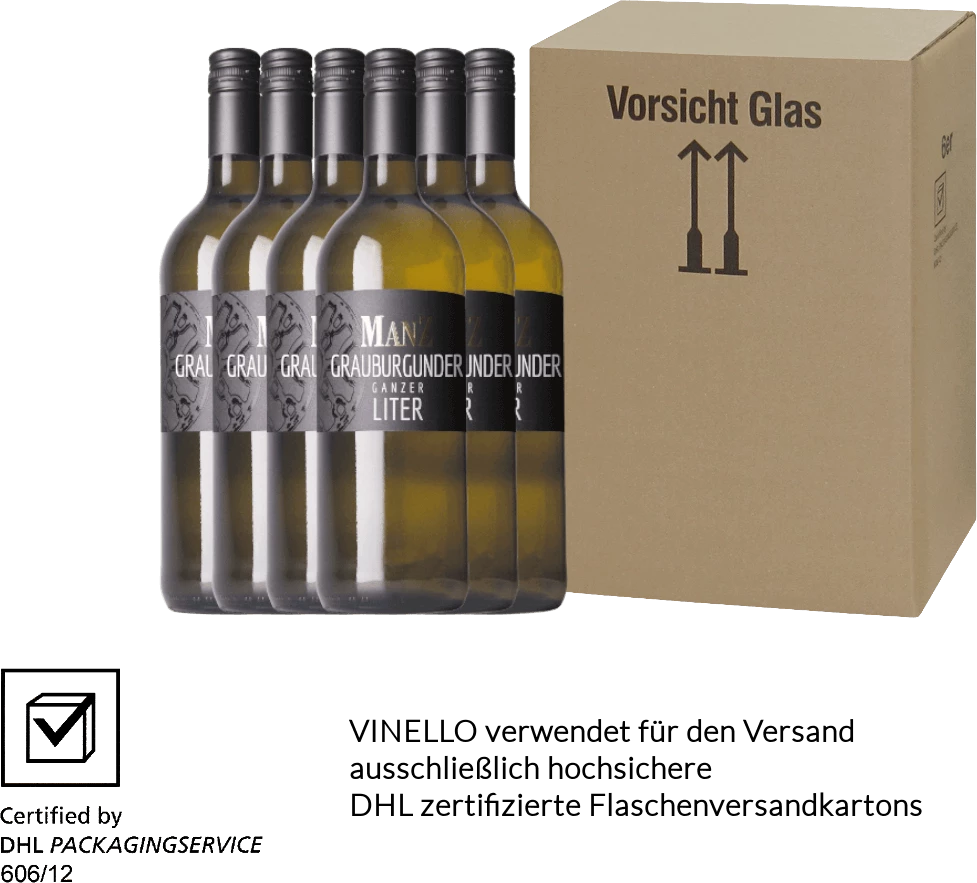 6er Vorteilspaket - Grauburgunder Liter Trocken - Weingut Manz 3 6er Vorteilspaket - Grauburgunder Liter Trocken - Weingut Manz