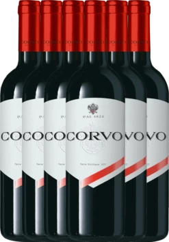 6er Vorteils-Paket - Corvo Rosso Terre Siciliane - Duca Di Salaparuta 9 6er Vorteils-Paket - Corvo Rosso Terre Siciliane - Duca Di Salaparuta -Ferrari || Nautilus || Bree Sales 6er corvo rosso duca di salaparuta