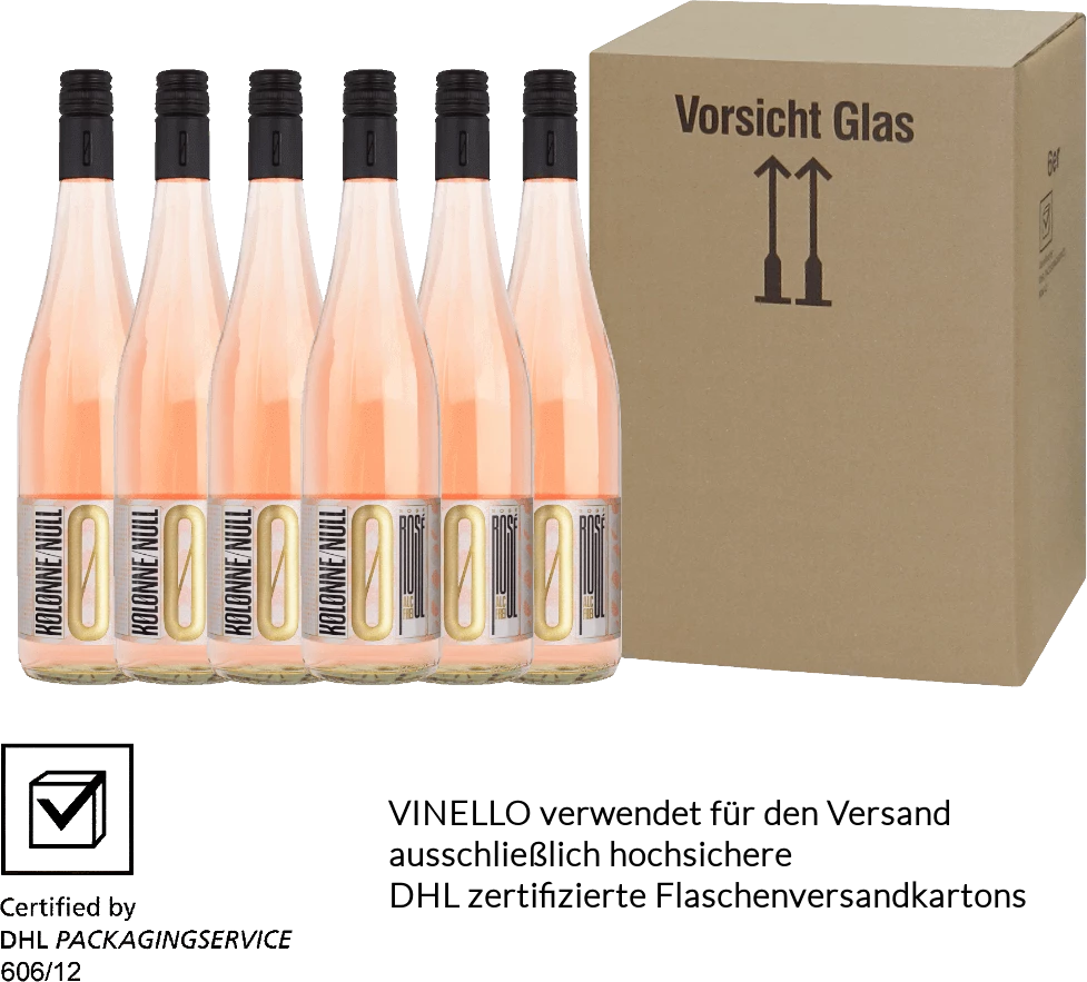 6er Vorteils-Weinpaket - Rosé Alkoholfreier Wein - Kolonne Null 5 6er Vorteils-Weinpaket - Rosé Alkoholfreier Wein - Kolonne Null - Image 3