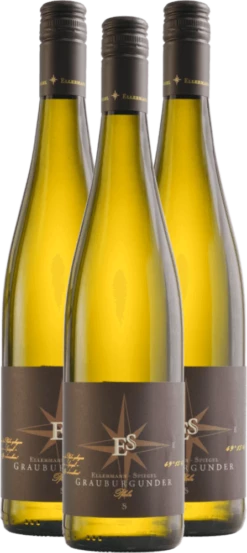3er Vorteils-Weinpaket - Grauburgunder Trocken - Ellermann-Spiegel