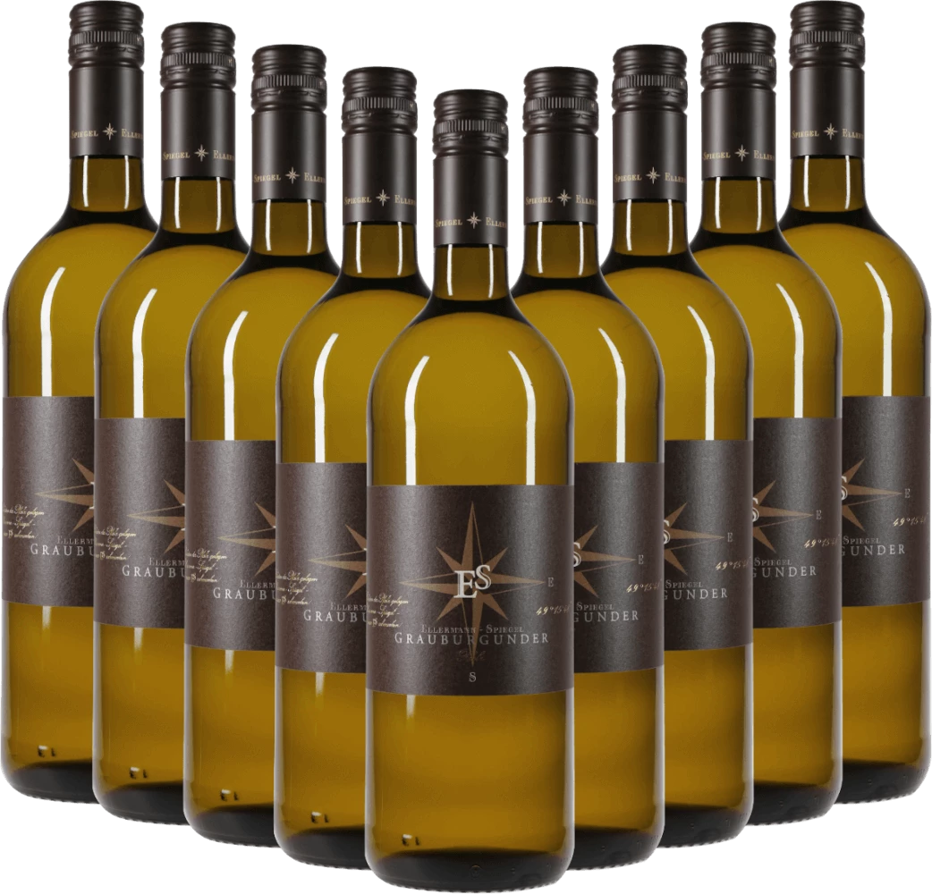 9x Vorteils-Weinpaket Grauburgunder Trocken 1,0 L - Ellermann-Spiegel 4 9x Vorteils-Weinpaket Grauburgunder Trocken 1,0 L - Ellermann-Spiegel - Image 2