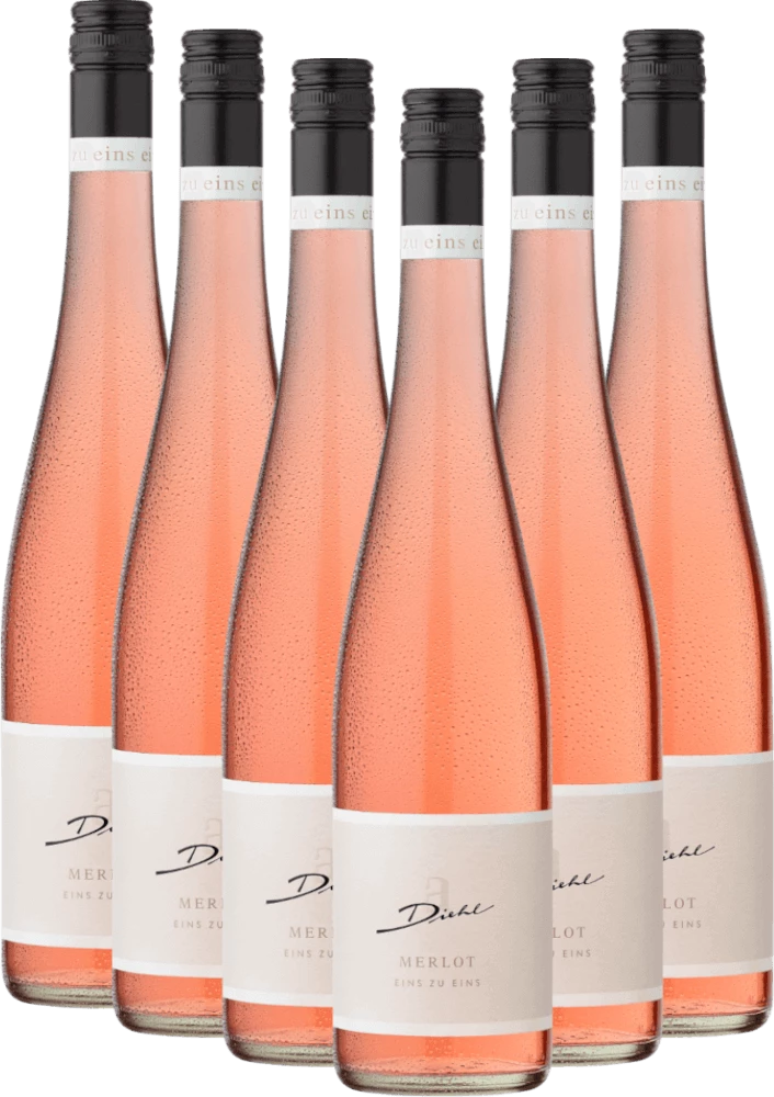 6er Vorteils-Weinpaket - Merlot Rosé Eins Zu Eins Feinherb - A. Diehl 4 6er Vorteils-Weinpaket - Merlot Rosé Eins Zu Eins Feinherb - A. Diehl - Image 2