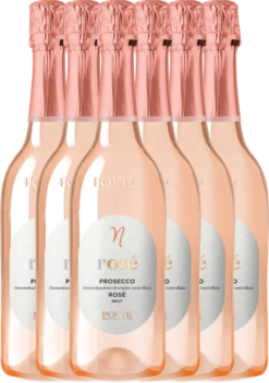 6er Vorteilspaket - Prosecco Spumante Rosé Brut DOC - Ponte -Ferrari || Nautilus || Bree Sales PONTE1948 Prosecco Doc Rose 6er