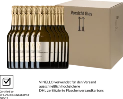 12er Vorteilspaket - Pinot Chardonnay Brut - Ponte -Ferrari || Nautilus || Bree Sales PONTE Pinot Chardonnay brut 12er Karton