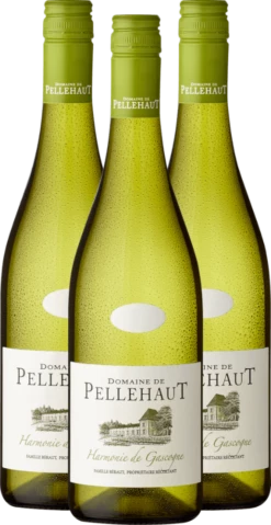 3er Vorteils-Weinpaket - Harmonie De Gascogne Blanc - Domaine De Pellehaut -Ferrari || Nautilus || Bree Sales Pellehaut Blanc 3Pkt 1