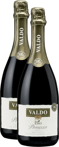 2x Vorteils-Weinpaket Bio Prosecco DOC - Valdo -Ferrari || Nautilus || Bree Sales Valdo Bio2 2er