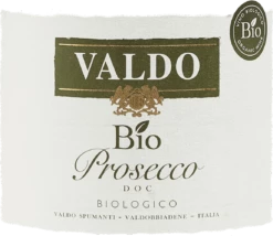 4x Vorteils-Weinpaket Bio Prosecco DOC - Valdo -Ferrari || Nautilus || Bree Sales Valdo Bio2 label 5