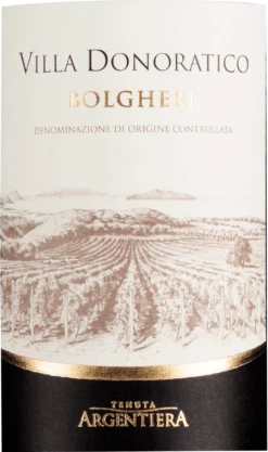 Villa Donoratico Bolgheri DOC - Tenuta Argentiera 7 Villa Donoratico Bolgheri DOC - Tenuta Argentiera -Ferrari || Nautilus || Bree Sales VillaDonoraticoDOC etikett
