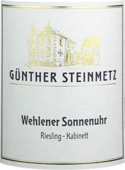 Wehlener Sonnenuhr Riesling Kabinett - Günther Steinmetz -Ferrari || Nautilus || Bree Sales WehlenerSonnenuhr etikett