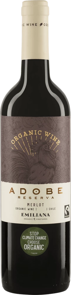 Adobe Merlot Reserva Valle Del Rapel DO - Emiliana