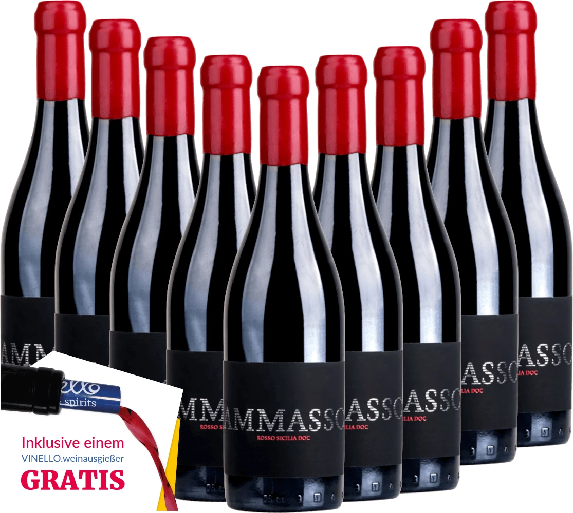 9x Vorteilspaket - Ammasso Rosso Sicilia IGT - Barone Montalto 3 9x Vorteilspaket - Ammasso Rosso Sicilia IGT - Barone Montalto