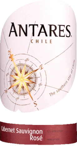 Antares Rosado Cabernet Sauvignon Central Valley DO - Santa Carolina -Ferrari || Nautilus || Bree Sales antares rosato cabernet sauvignon santa carolina etikett