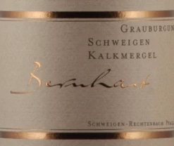 Schweigener Grauburgunder Kalkmergel - Bernhart -Ferrari || Nautilus || Bree Sales bernhart kalkmergel grauburgunder etikett