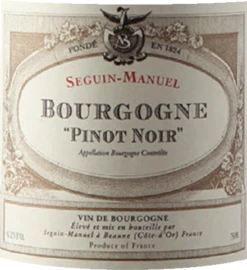 Bourgogne Pinot Noir AOC - Seguin-Manuel