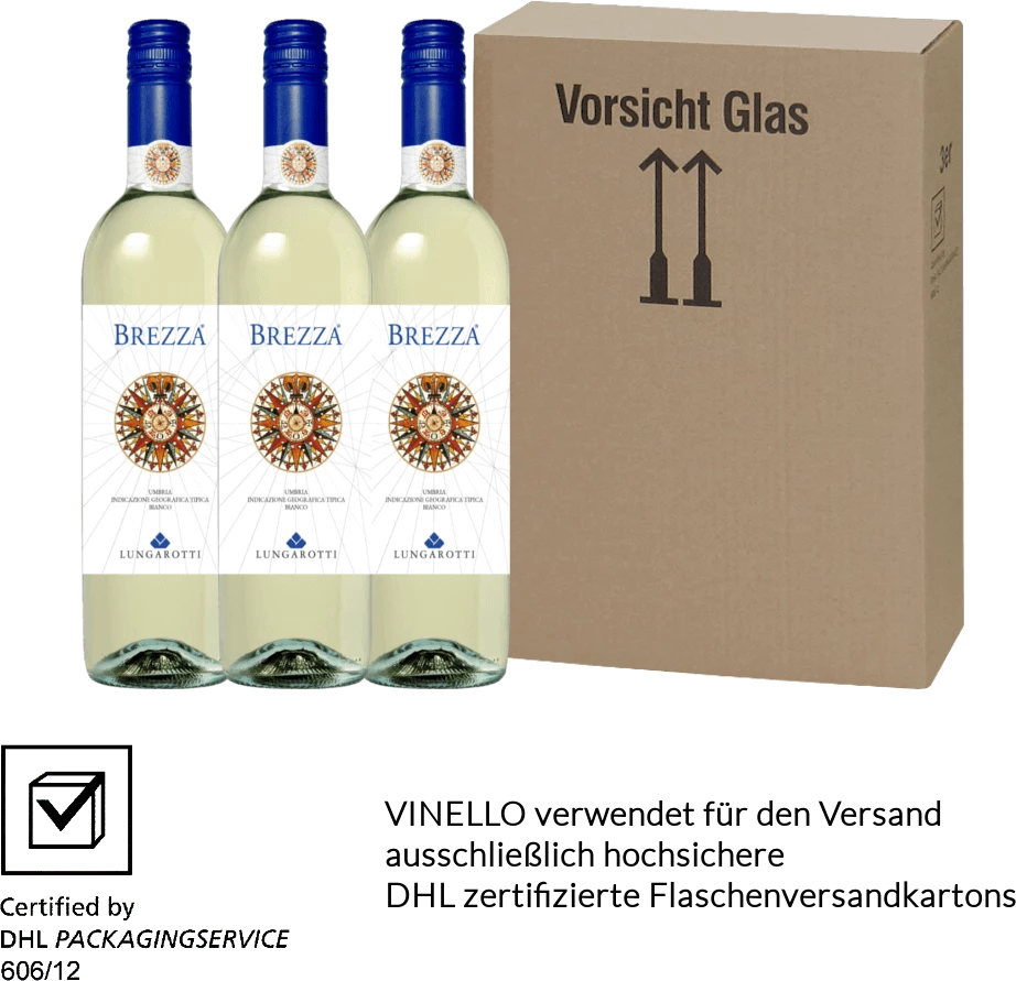 3er Vorteils-Weinpaket - Brezza Bianco Umbria - Lungarotti 3 3er Vorteils-Weinpaket - Brezza Bianco Umbria - Lungarotti