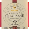 Cognac VS De Luxe - Cognac Chabasse -Ferrari || Nautilus || Bree Sales chabasse cognac vs de luxe etikett