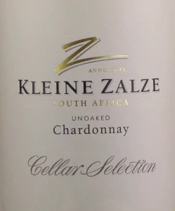 Chardonnay Unoaked Cellar Selection - Kleine Zalze 3 Chardonnay Unoaked Cellar Selection - Kleine Zalze
