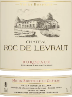 Bordeaux AOC - Château Roc De Levraut