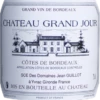 Côtes De Bordeaux AOC - Château Grand Jour -Ferrari || Nautilus || Bree Sales cotes de bordeaux chateau grand jour etikett