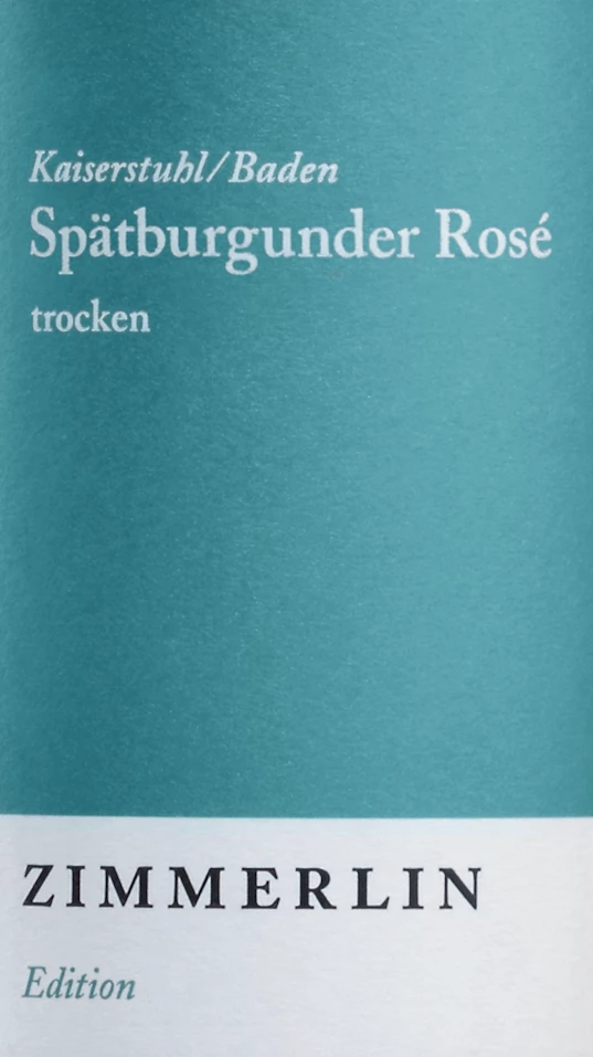 Spätburgunder Rosé Edition - Weingut Zimmerlin 4 Spätburgunder Rosé Edition - Weingut Zimmerlin - Image 2