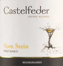 Pinot Bianco Vom Stein - Castelfeder -Ferrari || Nautilus || Bree Sales etikett pinot bianco castelfeder