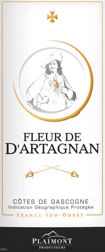 Fleur De D'Artagnan Blanc 1,0 L IGP - Plaimont 3 Fleur De D'Artagnan Blanc 1,0 L IGP - Plaimont