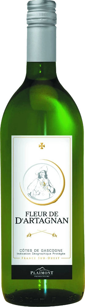 Fleur De D'Artagnan Blanc 1,0 L IGP - Plaimont 4 Fleur De D'Artagnan Blanc 1,0 L IGP - Plaimont - Image 2