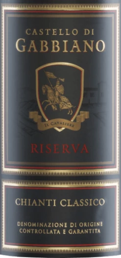 Chianti Classico Riserva DOCG - Castello Di Gabbiano 5 Chianti Classico Riserva DOCG - Castello Di Gabbiano -Ferrari || Nautilus || Bree Sales gabbiano chianti riserva etikett