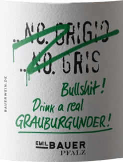 Bullshit Grauburgunder Trocken - Emil Bauer