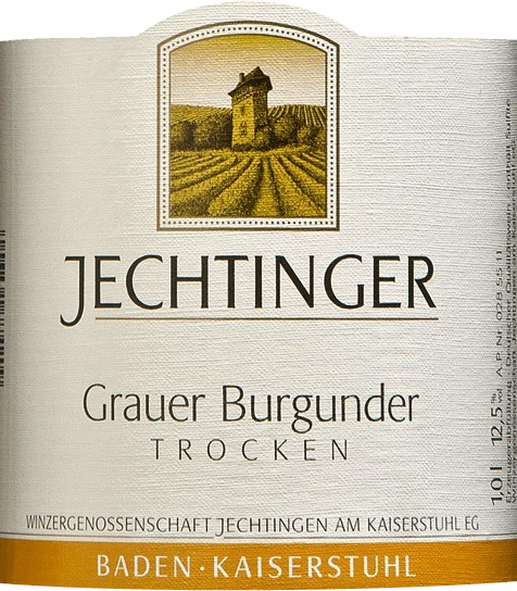 Grauburgunder Trocken 1,0 L - Winzergenossenschaft Jechtingen 3 Grauburgunder Trocken 1,0 L - Winzergenossenschaft Jechtingen