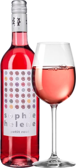 3er Vorteils-Weinpaket - Sophie Helene Petit Rosé - Weingut Hammel -Ferrari || Nautilus || Bree Sales hammel sophie rose glas