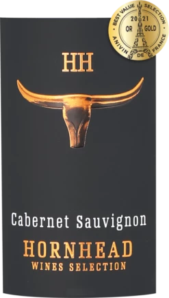 Hornhead Cabernet Sauvignon - Les Producteurs Réunis -Ferrari || Nautilus || Bree Sales hornhead cabernet sauvignon languedoc wines label
