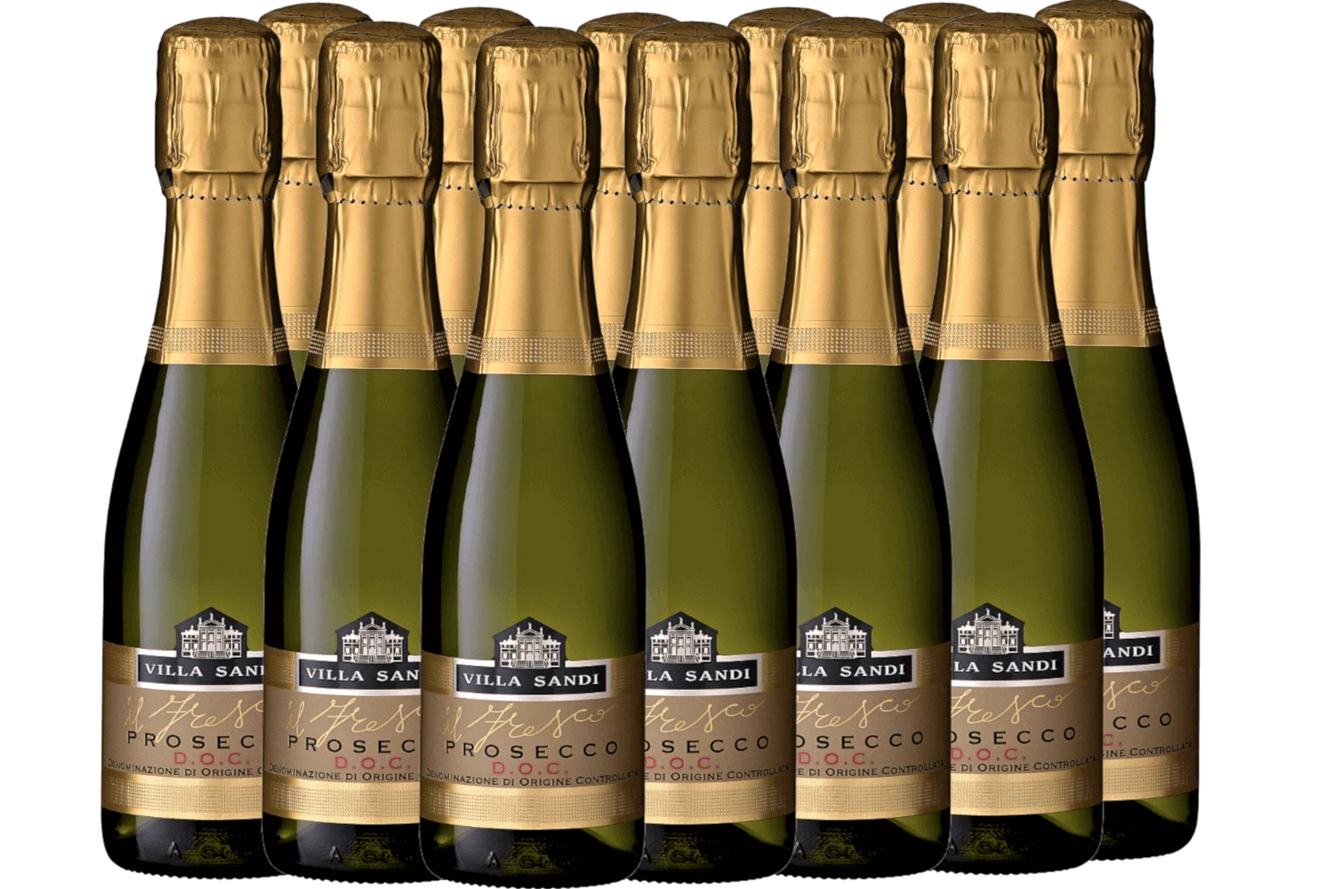 12x Vorteils-Weinpaket Il Fresco Prosecco Spumante Brut DOC 0,2 L Piccolo - Villa Sandi 4 12x Vorteils-Weinpaket Il Fresco Prosecco Spumante Brut DOC 0,2 L Piccolo - Villa Sandi - Image 2