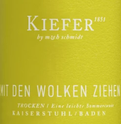 9x Vorteils-Weinpaket Mit Den Wolken Ziehen Trocken - Weingut Kiefer -Ferrari || Nautilus || Bree Sales kiefer mit den wolken ziehen etikett